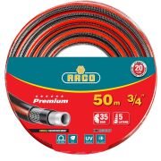 RACO PREMIUM, 3/4″, 50 м, 35 атм, пятислойный, усиленный двумя слоями армирования, поливочный шланг (40300-3/4-50)