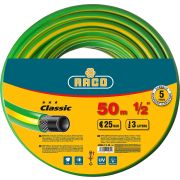RACO CLASSIC, 1/2″, 50 м, 25 атм, трёхслойный, армированный, поливочный шланг (40306-1/2-50)