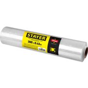 STAYER 300 м х 450 мм, 17 мкм УФ стойкая, ручная, упаковочная стрейч-пленка, MASTER (12611)