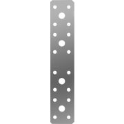 ЗУБР КП-2.0, 180 x 35 x 2 мм, цинк, крепежная пластина (310236-180-35)