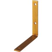 ЗУБР УМ-5.0, 150 x 150 x 25 x 5 мм, желтый цинк, узкий мебельный уголок (31031-150)