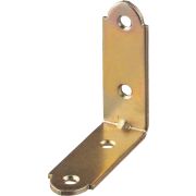 ЗУБР УМ-2.0, 50 x 50 x 17 x 2 мм, желтый цинк, узкий мебельный уголок (31031-50)