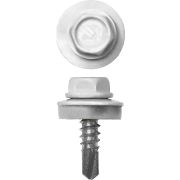 ЗУБР СКМ 9003, 19 х 5.5 мм, белый, 500 шт (2,23 кг.), кровельный саморез, Профессионал (4-300315-55-019-9003)