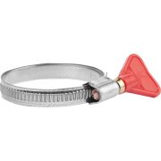 ЗУБР Бабочка, 35 - 50 мм, накатная лента 9 мм, 2 шт, нержавеющий хомут, Профессионал (37835-35-50)