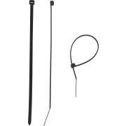 ЗУБР КС-Ч1, 4.5 x 180 мм, нейлон РА66, 100 шт, черные, кабельные стяжки, Профессионал (309030-45-180)