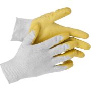 STAYER PROTECT, L-XL, х/б перчатки с одинарным латексным обливом (11408-XL)
