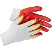STAYER EXPERT-2, L-XL, х/б перчатки с двойным латексным обливом, повышенная износостойкость (11409-XL)