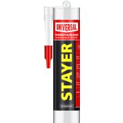 STAYER 260 мл, прозрачный, силиконовый, универсальный герметик (41213-2)
