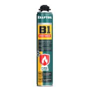 KRAFTOOL FIRE STOP B1, 750 мл, пистолетная, огнестойкая, не залипающий клапан, 240°С, SVS, выход до 45 л, монтажная пена (41186)