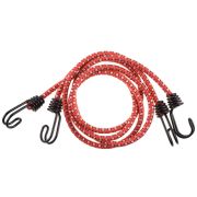 STAYER 120 см, d 8 мм, c двойным стальным крюком, 2 шт, резиновый, крепежный шнур, Professional (40506-120)