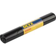 DEXX 120 л, 10 шт, черные, мусорные мешки (39151-120)