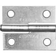 STAYER 50 x 43 x 1.8 мм, разъемная, правая, цвет белый цинк, карточная петля (37613-50-1R)