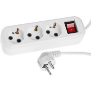 СИБИН У-30 В, ПВС, 3 х 0.75 мм2, 3 гн., 5 м, выключатель 2200,Вт, бытовой удлинитель (55036-5)