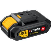 STEHER V1, 20 В, 2.0 А·ч, аккумуляторная батарея (V1-20-2)