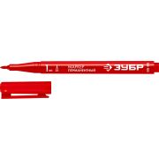 ЗУБР МП-100 красный, 1 мм перманентный маркер (06320-3)