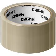 СИБИН 48 мм, 50 м, 40 мкм, прозрачная, клейкая лента (12055-50-50)