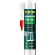 KRAFTOOL Neutral, 300 мл, белый, нейтральный силиконовый герметик (41257-0)