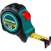 KRAFTOOL AutoStop, 10 м х 25 мм, профессиональная рулетка с автостопом (3412-10-25)