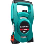 KRAFTOOL 50 м, геодезическая стальная мерная лента (34185-50)
