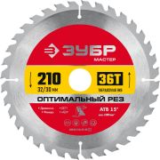 ЗУБР Оптимальный рез, 200 x 32/30 мм, 36T, пильный диск по дереву (36912-210-32-36)