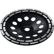 STAYER Double, d 180 мм, двухрядная алмазная шлифовальная чашка (33381-180)