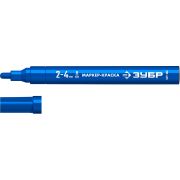 ЗУБР МК-400 синий, 2-4 мм маркер-краска (06325-7)