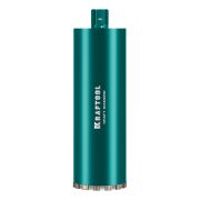 KRAFTOOL DIAMOND 152 мм (450 мм, 1 1/4″, лазерная сварка сегментов), Алмазная Коронка по железобетону (29825-152)