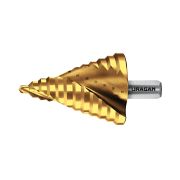 URAGAN 6-52мм, 12 ступеней, винтовая спираль, сверло ступенчатое(29658-6-52-12)