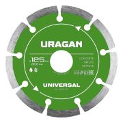 URAGAN UNIVERSAL 125 мм, диск алмазный отрезной сегментный (36705-125)