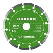 URAGAN UNIVERSAL 150 мм, диск алмазный отрезной сегментный (36705-150)