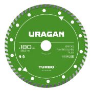 URAGAN TURBO 180 мм, диск алмазный отрезной сегментированный (36706-180)