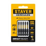 STAYER HERCULES, PZ1, 50 мм, 5 шт, торсионные биты (26233-1-50-5)