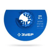 ЗУБР HCS 100 мм, 18TPI полотно пильное дисковое, чистый рез: дерево, пластик, ДСП, ГКЛ (15572-100)