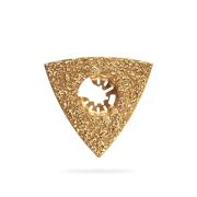 ЗУБР CARBIDE ВК8 Р20, 80 мм полотно треугольное зачистное с твердосплавной крошкой: клей, краска, раствор, кирпич, пенобетон, StarQuick (15583-P20)