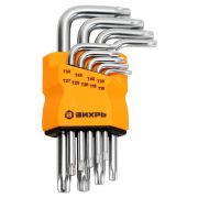 Набор ключей имбусовых Вихрь Torx , 9 шт, T10-T50