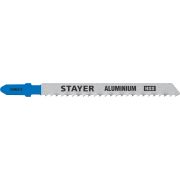 STAYER T127D, T-хвост., HSS сталь, по мягкому металлу толщиной 2-15 мм, шаг зуба 3 мм (8TPI), раб. длина 75 мм, 2 шт, полотна для лобзика (159952-3)