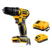 STEHER 20 В, 45 Н·м, 1 АКБ LMS (2 А·ч), бесщеточная ударная дрель-шуруповерт (CBS-45-21)