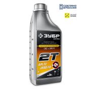 ЗУБР 2Т-П, 1 л, полусинтетическое масло для 2-тактных двигателей, EXTRA (70603-1)