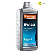 KRAFTOOL 5W-30, 1 л, зимнее полусинтетическое масло для 4-тактных двигателей (41514-1)