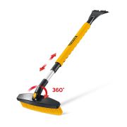 STAYER телескопическая щётка с поворотной головой от снега автомобильная, 805-1065 мм (61048)
