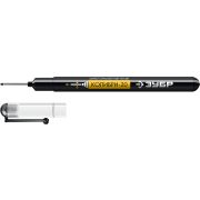 ЗУБР Колибри-20 черный, наконечник L 20 мм, ᴓ 2 мм, перманентный маркер для отверстий (06328-2)