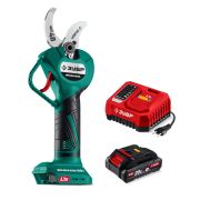 ЗУБР 20 В, 40 мм макс. рез, 1 АКБ LMS (2 Ач), секатор аккумуляторный (СКБ-2040-21)