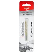 Сверло 3.5х70 HSS-G+TiN 1шт 1820.095800