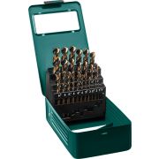 KRAFTOOL COBALT-8, 25 шт, (1-13 мм), сталь М42, HSS-Co(8%), набор сверл по металлу (29656-H25)